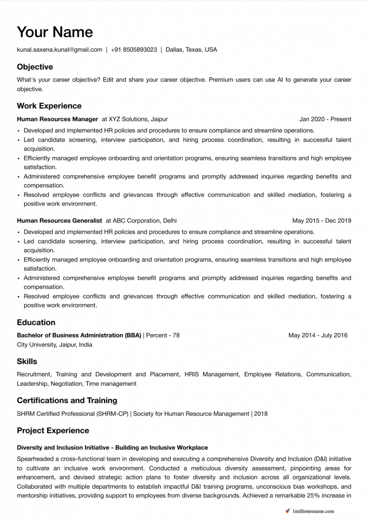 sales director free resume template